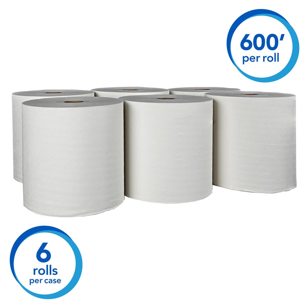 GuestSupply US | Kleenex® Hard Roll Towels 1.75in Core Size, 8in x